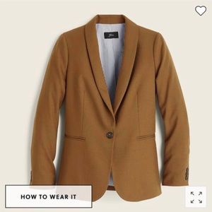 Parke blazer in wool flannel